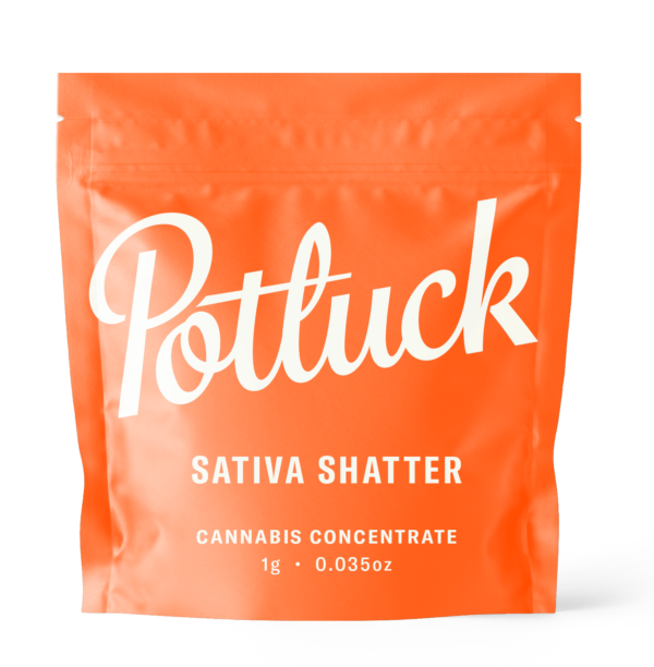 Potluck - Sativa Shatter - cannabis Concentrate | Daily Marijuana Canada