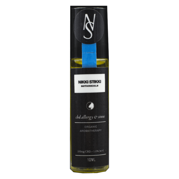 Nikki Stikki Botanicals – Organic Aromatherapy – CBD Allergy and Sinus Roller 100mg CBD | Daily Marijuana Canada