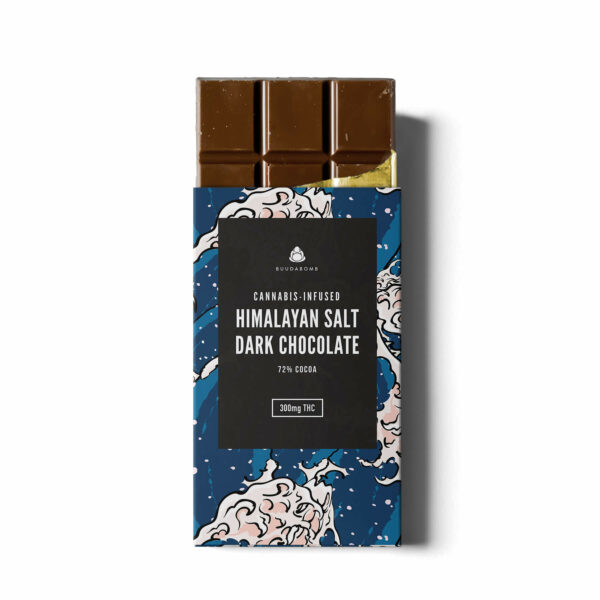 Buudabomb – Himalayan Salt Dark Chocolate – 300mg THC | Daily Marijuana Canada