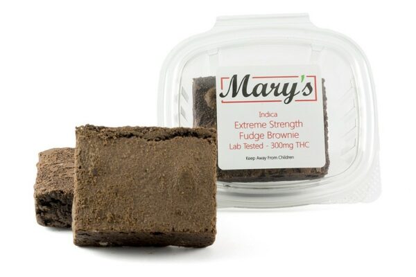 Mary’s Medibles – Extreme Strength Fudge Brownie – 300mg THC (Indica) | Daily Marijuana Canada