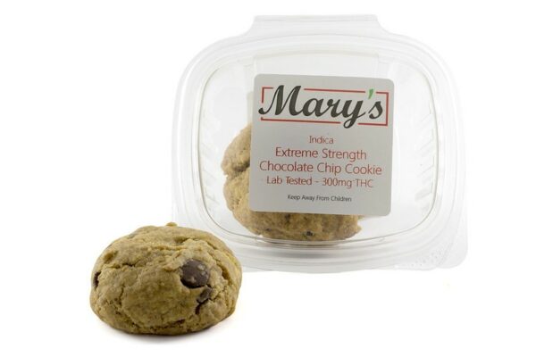 Mary’s Medibles – Extreme Strength Chocolate Chip Cookie – 300mg THC (Indica) | Daily Marijuana Canada