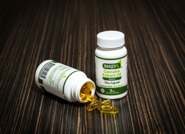 Baked Edibles -Indica Cannoil Capsules 5mg | Daily Marijuana Canada