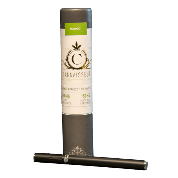 Cannaisseur – Disposable THC Distillate Pen – Mango 0.3ml | Daily Marijuana Canada