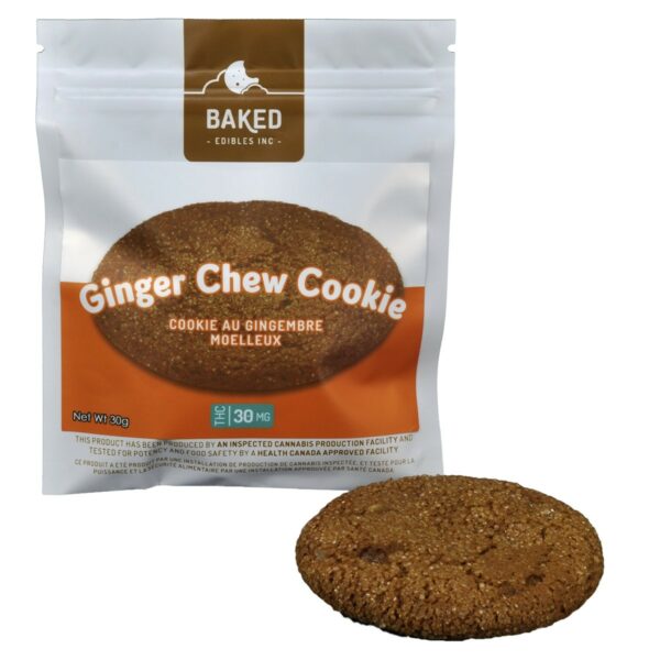 Baked Edibles – Cookie – Ginger Chew 30mg THC | Daily Marijuana Canada