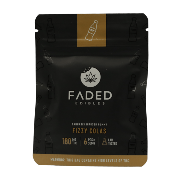 Faded Edibles – Fizzy Colas – 180mg | Daily Marijuana Canada