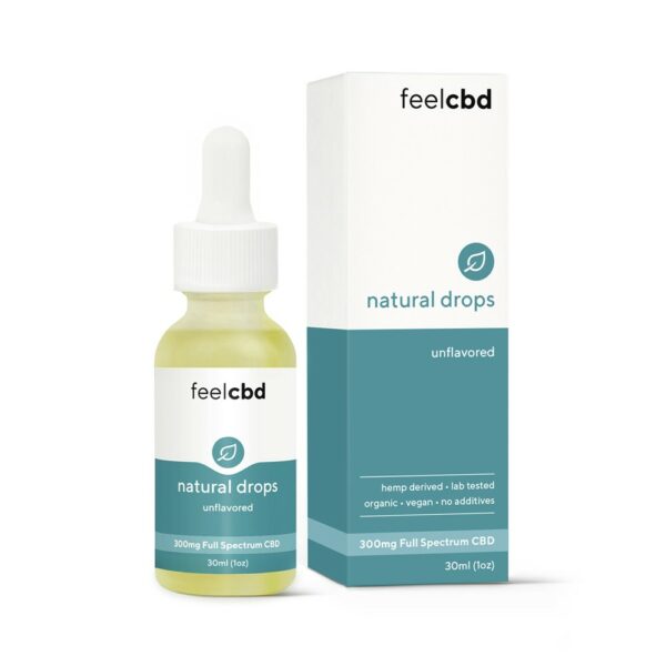 FeelCBD – Natural Drops – CBD Tincture 300mg | Daily Marijuana Canada