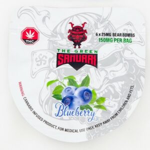 The Green Samurai – Blueberry Gummies – 150mg | Daily Marijuana Canada