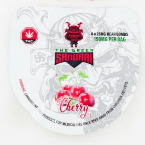 The Green Samurai – Cherry Gummies – 150mg | Daily Marijuana Canada