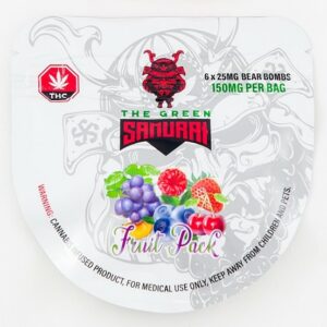 The Green Samurai – Fruit Pack Gummies – 150mg | Daily Marijuana Canada