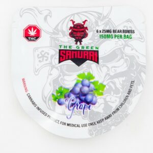 The Green Samurai – Grape Gummies – 150mg | Daily Marijuana Canada