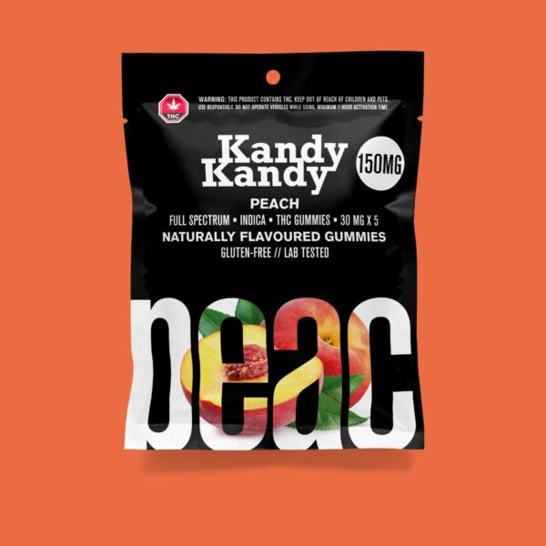 Kandy Kandy – Peach Gummies | Daily Marijuana Canada