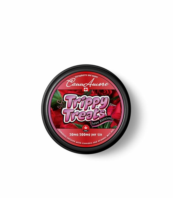 Trippy Treats – Strawberry Guava – CannAmore Love Edition – 500mg THC | Daily Marijuana Canada