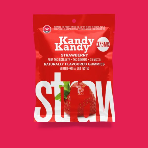 Kandy Kandy – Strawberry Gummies | Daily Marijuana Canada