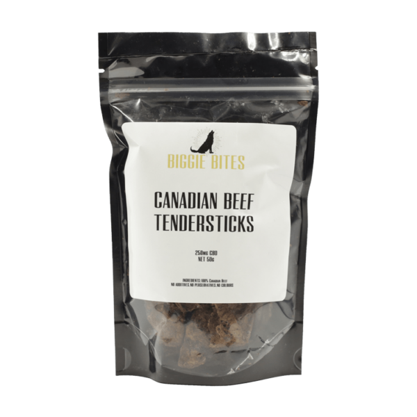 Biggie Bites – Canadian Beef Tendersticks – 250mg CBD | Daily Marijuana Canada