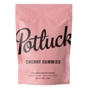 Potluck Extracts – Cherry Gummies – 200mg THC | Daily Marijuana Canada