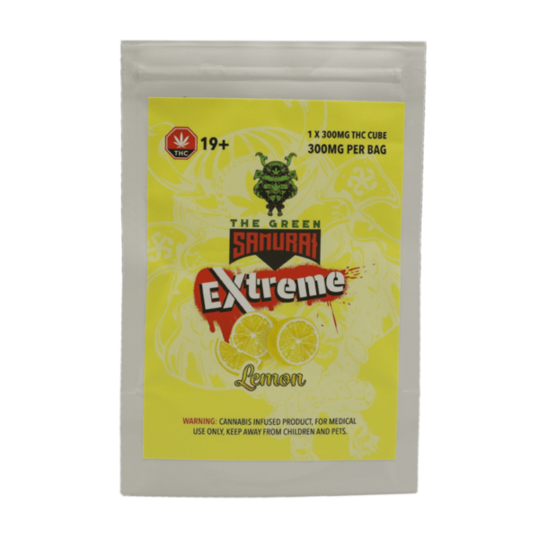 Green Samurai Extreme – Lemon Gummy – 300mg THC | Daily Marijuana Canada